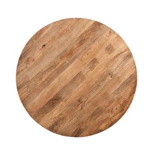 Eettafel rond , Zazuhome , 120cm, Mangohout naturel